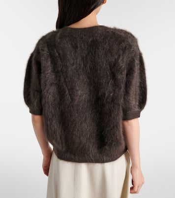 Juniper argyle knitted cashmere top | Lisa Yang