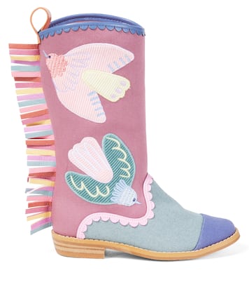 Embroidered ankle boots | Stella McCartney Kids