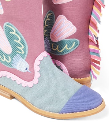Embroidered ankle boots | Stella McCartney Kids