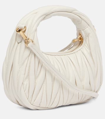 Wander Mini matelassé leather shoulder bag | Miu Miu