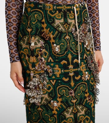 Falda tubo adornada | Dries Van Noten