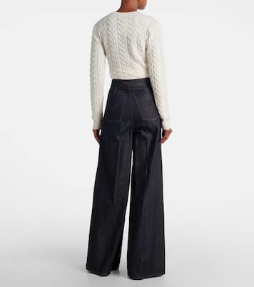 Carmine high-rise wide-leg jeans | Max Mara