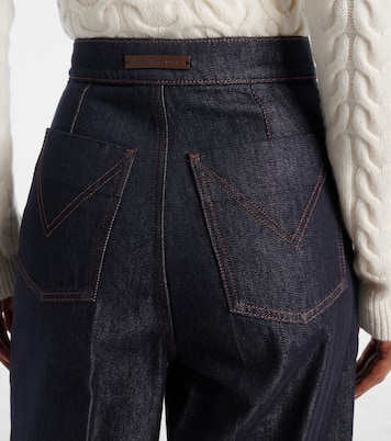 Carmine high-rise wide-leg jeans | Max Mara