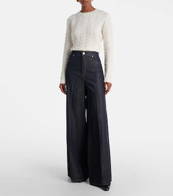 Carmine high-rise wide-leg jeans | Max Mara