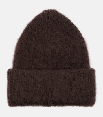 Logo mohair and wool-blend beanie | Moncler