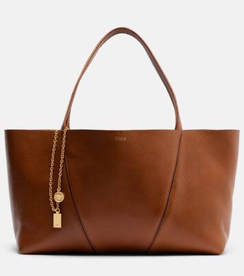 Chloé Spin Medium leather tote bag | Chloé