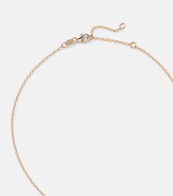 Protection Fine Belcher 18kt gold necklace with diamonds | FoundRae