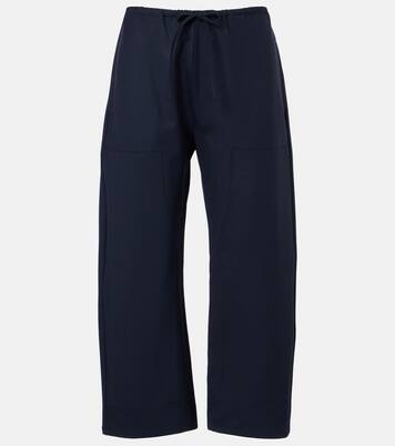 Jane wool-blend wide-leg pants | Leset