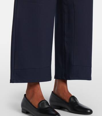 Jane wool-blend wide-leg pants | Leset