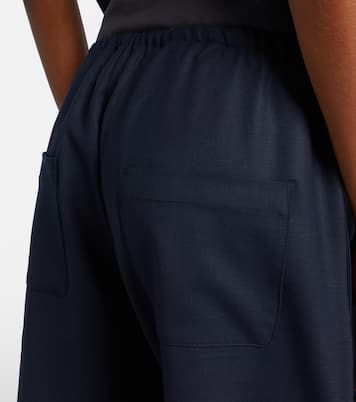 Jane wool-blend wide-leg pants | Leset