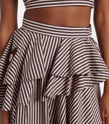 Maxirock Sirocco aus Baumwolle | Alémais