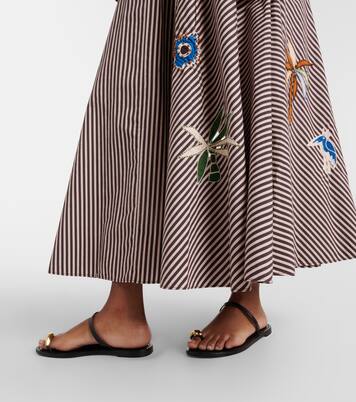 Maxirock Sirocco aus Baumwolle | Alémais