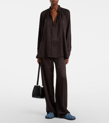 Horsebit GG denim mules | Gucci