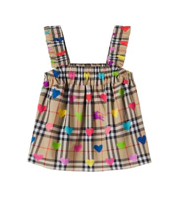 Top Burberry Check aus Baumwolle | Burberry Kids