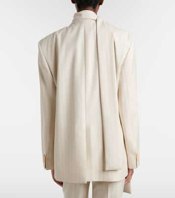 Pinstripe wool blazer | Acne Studios