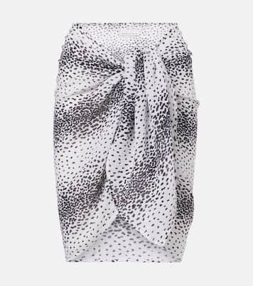 Icaria cotton and silk beach cover-up | Heidi Klein