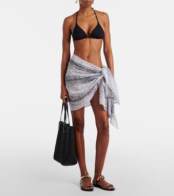 Icaria cotton and silk beach cover-up | Heidi Klein