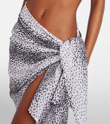 Icaria cotton and silk beach cover-up | Heidi Klein