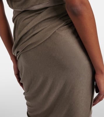 Draped jersey maxi skirt | Entire Studios