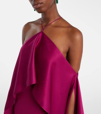 Nan draped satin gown | Taller Marmo