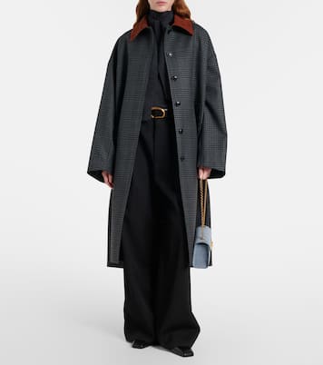 Symmetry Chain Mini suede crossbody bag | Savette