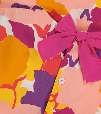 Top de popelín de algodón floral | Il Gufo
