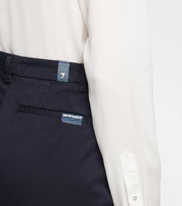 Mid-rise slim cropped twill pants | 7 For All Mankind