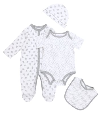 Baby - Tutina, body, berretto e bavaglino in cotone | Rachel Riley