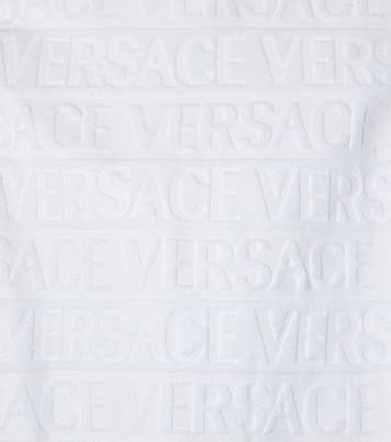 Accappatoio in cotone con stampa | Versace Home