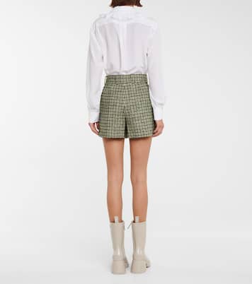 Shorts in tweed a quadri | Chloé