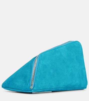Clutch Saturday Small aus Veloursleder | The Attico