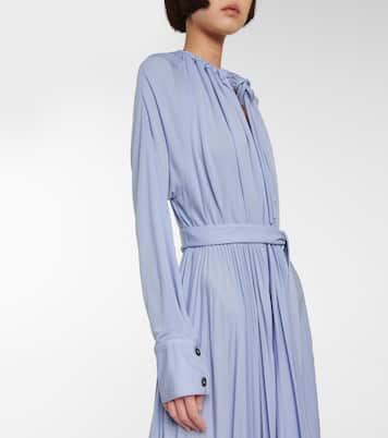 Pleated jersey midi dress | Proenza Schouler