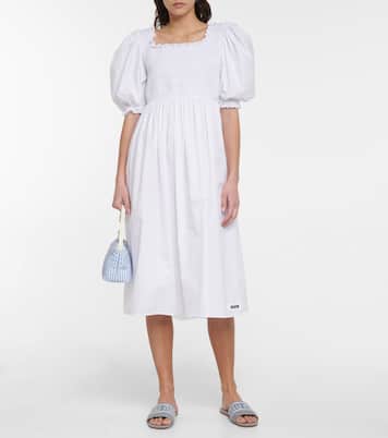 Midikleid aus Baumwolle | Miu Miu
