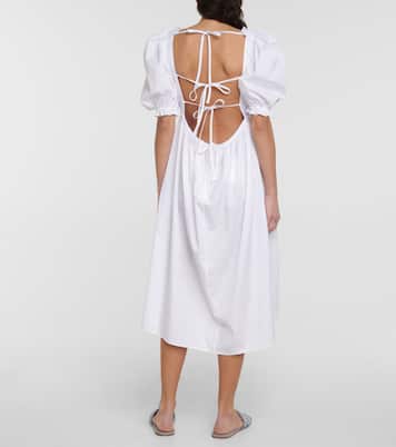 Midikleid aus Baumwolle | Miu Miu