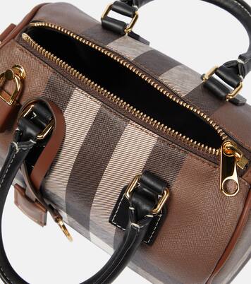 Checked canvas tote bag | Burberry