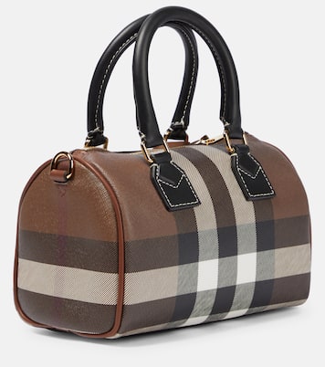 Checked canvas tote bag | Burberry
