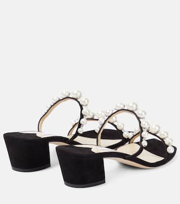 Sandalias Amara 45 de ante adornadas | Jimmy Choo
