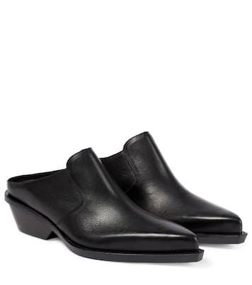 Pointed leather mules | Acne Studios