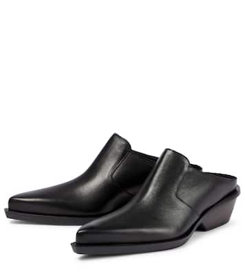 Pointed leather mules | Acne Studios