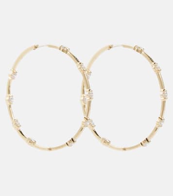 Boucles d'oreilles Zea en or 18 ct et diamants | Melissa Kaye