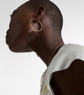 Boucles d'oreilles Zea en or 18 ct et diamants | Melissa Kaye