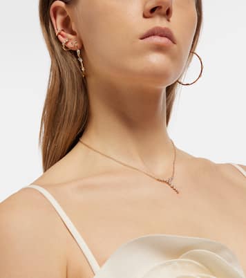Boucles d'oreilles Zea en or 18 ct et diamants | Melissa Kaye