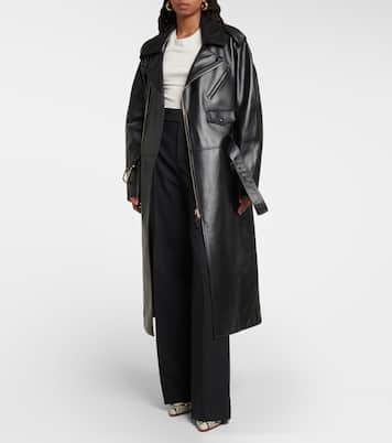 Cappotto biker lungo in pelle | Chloé