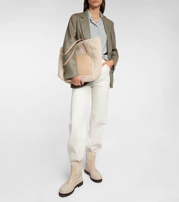 Tote Sesia Large mit Leder | Loro Piana