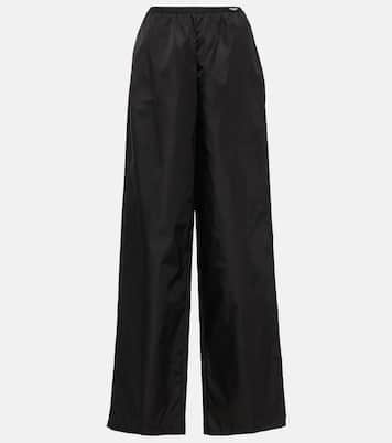 High-Rise Hose aus Re-Nylon | Prada