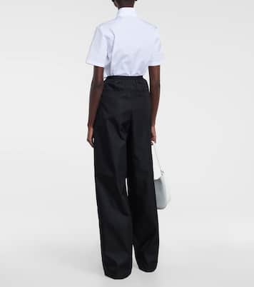 High-Rise Hose aus Re-Nylon | Prada