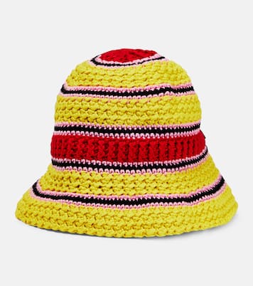 Sombrero en croché de algodón con logo | Stella McCartney