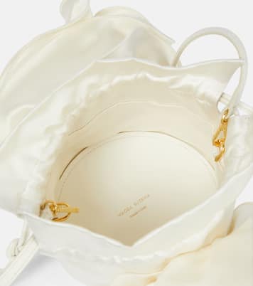 Borsa a spalla con rosa in raso | Magda Butrym