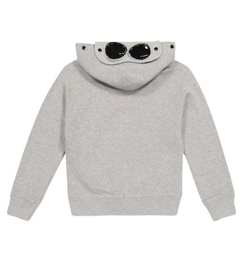 Goggle fleece zip-up hoodie | C.P. Company Kids