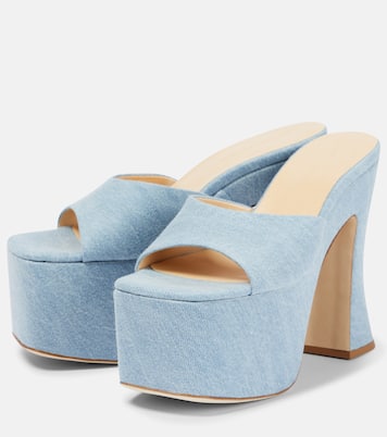 Denim platform mules | Magda Butrym